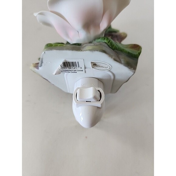 COSMOS Fine Porcelain Lighted Rose Night Light Pink - Picture 3 of 6